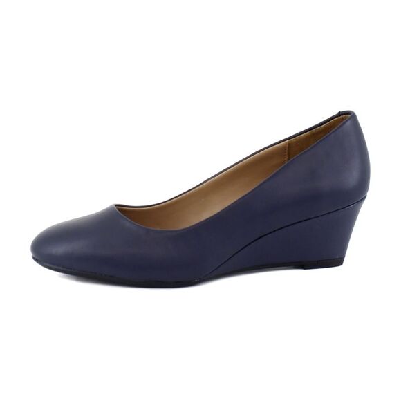 Aerosoles Iris Navy Leather (Wide) - Picture 2 of 8